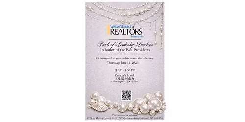 \u2728Women's Council of REALTORS Indianapolis Network Presents: Pearls of Leadership Luncheon\u2728