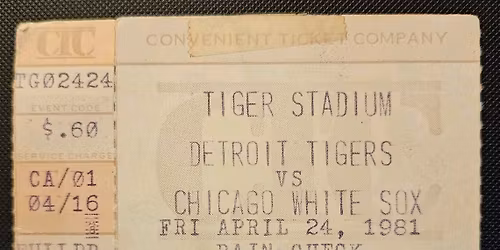 Detroit Tigers at Chicago White Sox at Rate Field