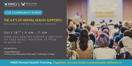 The 4 R's of Mental Health Support\u00a9