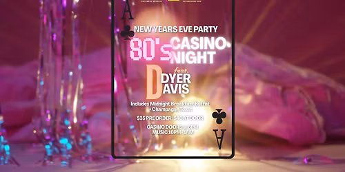 The Loft's Annual New Year's Eve Party: Back to the 80s! \ud83c\udf89