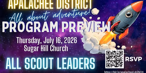 Apalachee District PROGRAM PREVIEW
