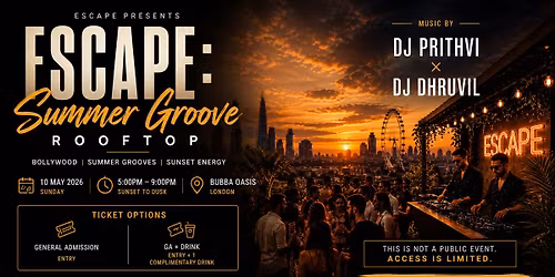 Summer Groove by ESCAPE LONDON
