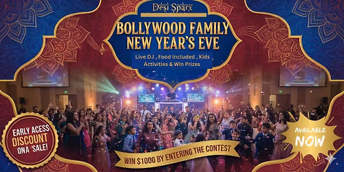 Bollywood Night \u2013 New Year\u2019s Eve Family Party 2025