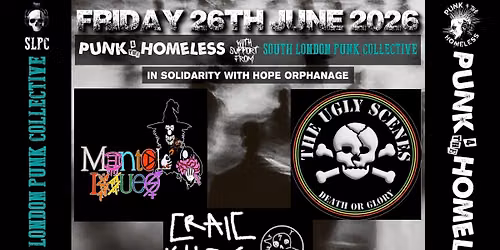 MENTAL ISSUES \/\/ THE UGLY SCENES \/\/ CRAIC KILLERS - Punk 4 The Homeless x SLPC at the Bird's Nest