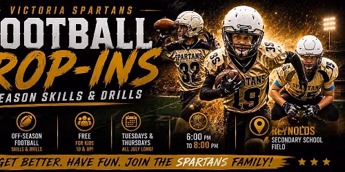 Free Football Summer Drop-In's (Ages 8-13)