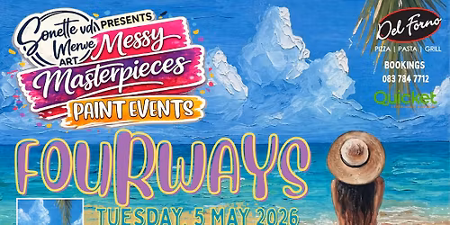 Messy Masterpieces Paint Night @ Del Forno Fourways 