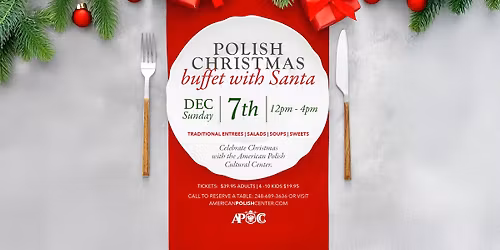 Polish Christmas Buffet With Santa