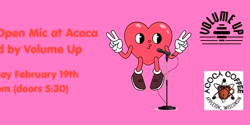 All Ages Open Mic - February - Feature Artist, Gilliana Hope w\/ Tape and Tears - Hosted by Volume Up