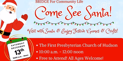 BRIDGE Come See Santa 2025