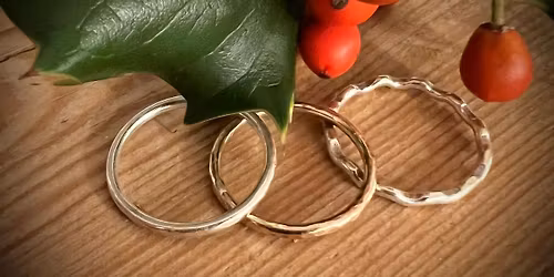 Festive Stacking Rings workshop inc nibbles & drinks Thurs 11th Dec - 7-10pm - Yardley Hastings- \u00a375