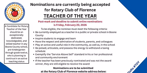 RCoFKy - Teacher of the Year Celebration