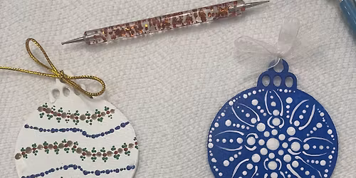 Dot painting with Jane 