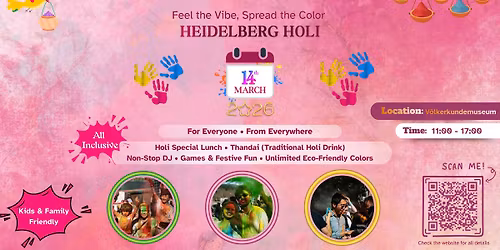 Heidelberg Holi 2026: Colors of Unity