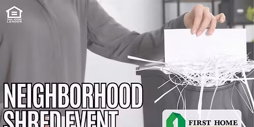 Neighborhood Shred Event
