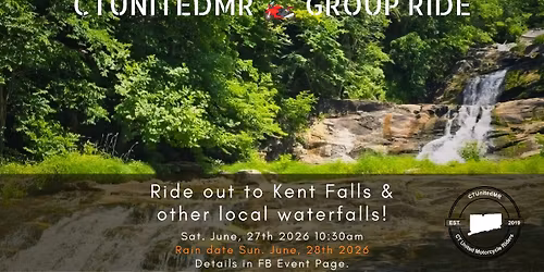 3rd Annual, Ride to Kent Falls | CTUnitedMR \ud83c\udfcd\ufe0f