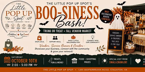 Boo-siness Bash Trunk or Treat and Vendor Event