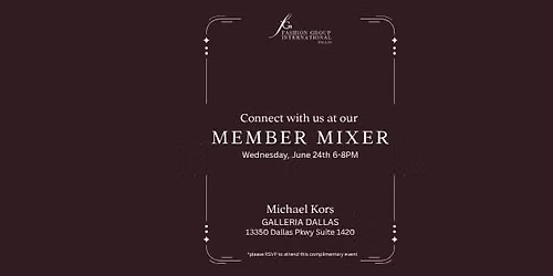 Summer Member Mixer