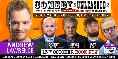 Andrew Lawrence at Comedy Unleashed (London)