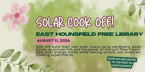 Solar Cook Off!