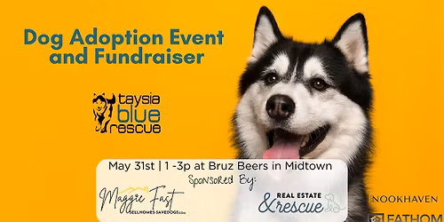 Dog Adoption Event and Fundraiser for Taysia Blue Rescue