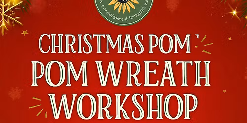 Pom Pom wreath making. 