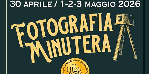 Fotografia Minutera Reggio Emilia 2026