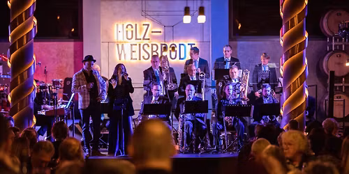 Jazzwein-Abf\u00fcllung im Barriquefasskeller - Grand Central Bigband