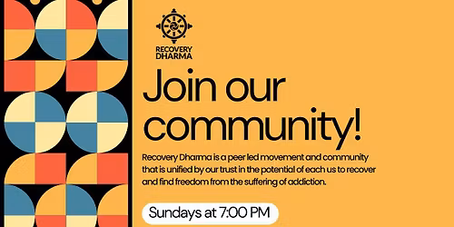 Recovery Dharma weekly meeting