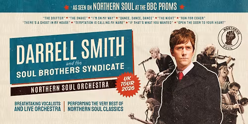 Darrell Smith & The Soul Bros Syndicate Northern Soul Orchestra