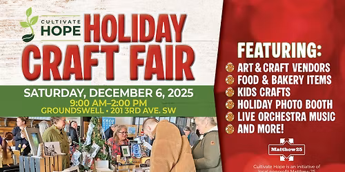 Cultivate Hope Holiday Craft Fair