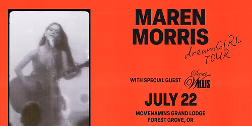 Maren Morris | Wed Jul 22, 2026 | McMenamins Grand Lodge
