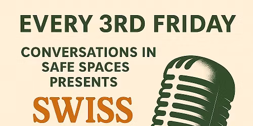 Swiss Society Poetry Night — Every 3rd Friday!