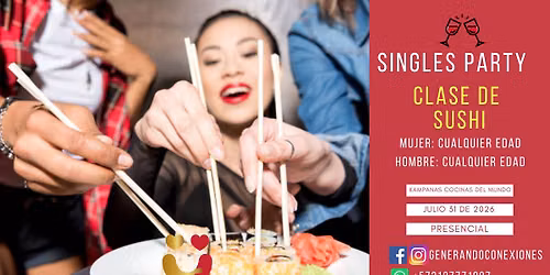 Singles Party: Taller de sushi