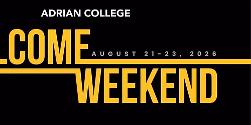 Welcome Weekend