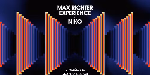 Max Richter Experience x NIKO | LVSO koncert\u0173 sal\u0117