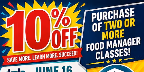 Daytona Food Manager Class and Exam
