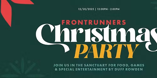 FrontRunners Christmas Party (55 years+)