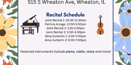 Noteable Notes Spring 2026 Student Recitals