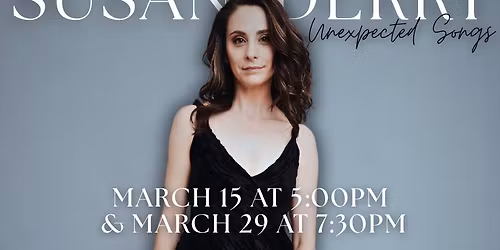 Susan Derry "Unexpected Songs" at Creative Cauldron Stage