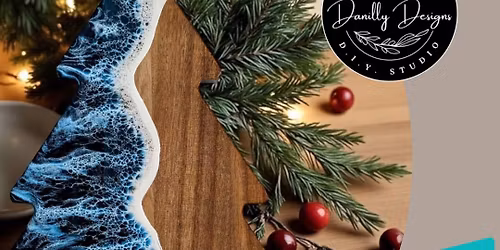 Resin Wave Charcuterie Board @6:00 P.M.