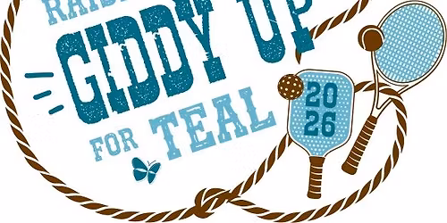 Raise A Racket:Giddy Up for Teal