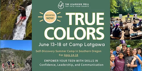 True Colors Teen Self Discovery Summer Camp