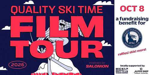 IPAC Sandpoint Movie Night Fundraiser "Quality Ski Time Film Tour"