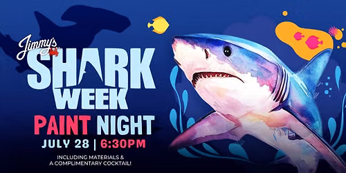 Shark Attack Paint & Sip Night