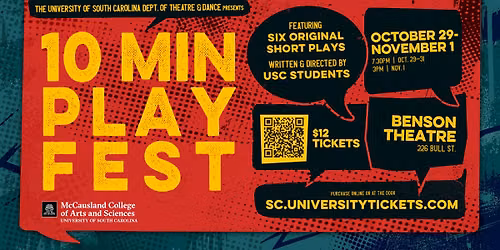 10 Minute Play Festival at USC's Benson Theatre