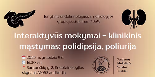INTERAKTYV\u016aS MOKYMAI - KLINIKINIS M\u0104STYMAS: POLIDIPSIJA, POLIURIJA