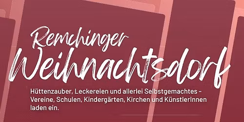 Remchinger Weihnachtsdorf