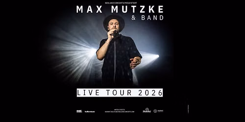 Max Mutzke • Live Tour 2026 • 31.10.26 Karlsruhe