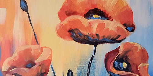 Poppies Paint & Sip at Steeplejack!