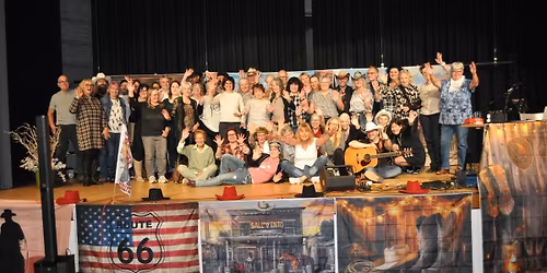 Easy Liner Country Line Dance Night wer will kommt in Dirndel /Lederhose